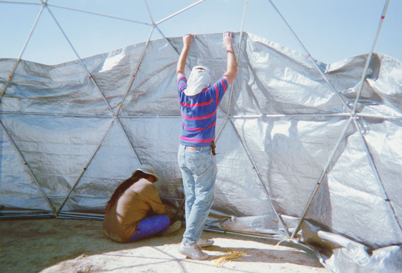 The tarp for the 24 foot dome